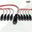 AshvaVolt® DC 5mm Jack Female Socket Connector with Wire for Battery Packs ,CCTV Camera, LED, Adapter & DIY Projects - 10Pcs