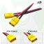 AshvaVolt® XT90 Male Female Connector Cable With 10cm Wire Length, Low Resistance XT90 Female Cable, Set Ease to Solder and Reuse for High Power Application XT90 Male or Female